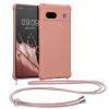Kwmobile калъф с връзка за връзка за Google Pixel 7a, розов, силиконов, KWM000019YH009C