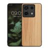 Kwmobile Кейс за Xiaomi Redmi Note 13 Pro 5G, Кафяв, Дървен/Силиконов, KWM000020LJ002C