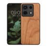Kwmobile Кейс за Xiaomi Redmi Note 13 Pro 5G, Кафяв, Дървен/Силиконов, KWM000020LJ003C