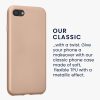 Kwmobile калъф за Apple iPhone SE (2022)/iPhone SE (2020)/iPhone 8, златен, силиконов, KWM0000085R012C