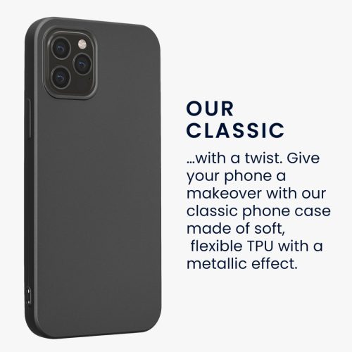 Kwmobile калъф за Apple iPhone 12/iPhone 12 Pro, сив, силиконов, KWM000013WJ007C