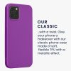 Kwmobile калъф за Apple iPhone 12/iPhone 12 Pro, лилав, силиконов, KWM000013WJ008C