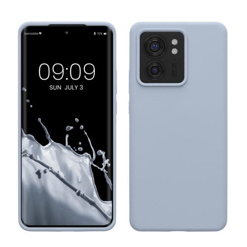 Kwmobile калъф за Motorola Edge 40, светло син, силиконов, KWM0000197B009C