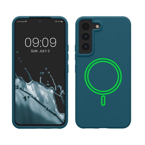 Kwmobile калъф за Samsung Galaxy S22, син, силиконов, KWM000021RB002C