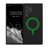Kwmobile калъф за Samsung Galaxy S22 Ultra, черен, силиконов, KWM000021RD001C