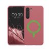 Kwmobile калъф за Samsung Galaxy S23 Plus, тъмно розов, силиконов, KWM000021RF002C