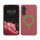 Kwmobile калъф за Samsung Galaxy S24 Plus, тъмно розов, силиконов, KWM000021RI002C
