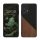 Kwmobile Кейс за Motorola Moto G24/Moto E14/Moto G04, Кафяв/Черен, Дървен/Силиконов, KWM000022RR001C