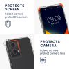 Kwmobile калъф с връзка за Motorola Moto G24/Moto E14/Moto G04, прозрачен/черен, силиконов, KWM000022RS001C