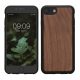 Kwmobile калъф за Apple iPhone SE (2022)/iPhone SE (2020)/iPhone 8, кафяв, дърво/силикон, KWM000022RU001C