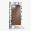 Kwmobile калъф за Apple iPhone SE (2022)/iPhone SE (2020)/iPhone 8, кафяв, дърво/силикон, KWM000022RU001C