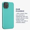 Kwmobile калъф за Apple iPhone 14, зелен, силиконов, KWM000022RV002C