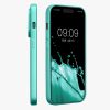 Kwmobile калъф за Apple iPhone 14 Pro, зелен, силиконов, KWM000022RW002C