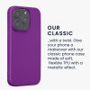 Kwmobile калъф за Apple iPhone 14 Pro, лилав, силиконов, KWM000022RW004C