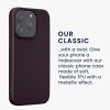 Kwmobile калъф за Apple iPhone 14 Pro, тъмно лилав, силиконов, KWM000022RW005C