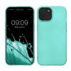 Kwmobile калъф за Apple iPhone 15, зелен, силиконов, KWM000022RX002C