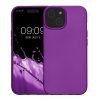 Kwmobile калъф за Apple iPhone 15, лилав, силиконов, KWM000022RX004C