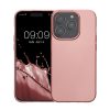 Kwmobile калъф за Apple iPhone 15 Pro, розов, силиконов, KWM000022RY001C
