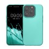 Kwmobile калъф за Apple iPhone 15 Pro, зелен, силиконов, KWM000022RY002C