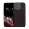 Kwmobile калъф за Apple iPhone 15 Pro, тъмно лилав, силиконов, KWM000022RY005C