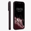 Kwmobile калъф за Apple iPhone 15 Pro, тъмно лилав, силиконов, KWM000022RY005C