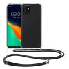 Kwmobile калъф с връзка за Motorola ThinkPhone, прозрачен/черен, силиконов, KWM000022RZ001C