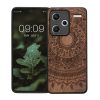 Kwmobile Кейс за Xiaomi Redmi Note 13 Pro Plus 5G, Кафяв, Дървен/Силиконов, KWM000020KL003C