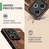 Kwmobile Кейс за Xiaomi Redmi Note 13 Pro Plus 5G, Кафяв, Дървен/Силиконов, KWM000020KL003C