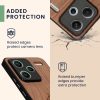 Kwmobile Кейс за Xiaomi Redmi Note 13 Pro Plus 5G, Кафяв, Дървен/Силиконов, KWM000020KL004C