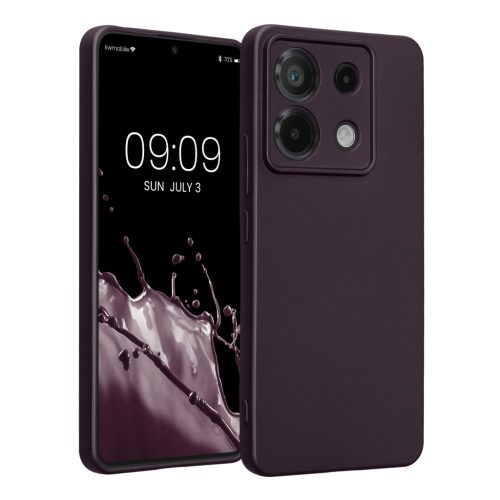 Kwmobile калъф за Xiaomi Redmi Note 13 Pro 5G, тъмно лилав, силиконов, KWM000020LE006C