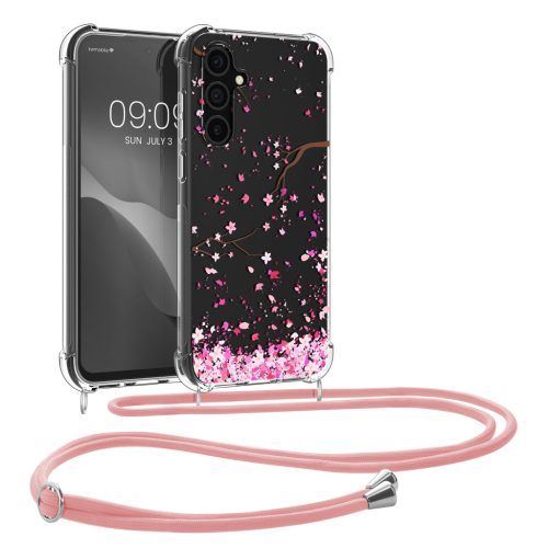 Kwmobile калъф с връзка за връзка за Samsung Galaxy S23 FE, многоцветен, силиконов, KWM000021RO001C