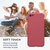 Kwmobile калъф за Apple iPhone SE (2022)/iPhone SE (2020)/iPhone 8, тъмно розов, силиконов, KWM0000083F050C