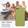 Kwmobile калъф за Apple iPhone SE (2022)/iPhone SE (2020)/iPhone 8, светло зелен, силиконов, KWM0000083F051C