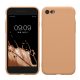 Kwmobile калъф за Apple iPhone SE (2022)/iPhone SE (2020)/iPhone 8, кремав, силиконов, KWM0000083F052C