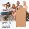Kwmobile калъф за Apple iPhone SE (2022)/iPhone SE (2020)/iPhone 8, кремав, силиконов, KWM0000083F052C