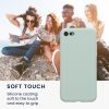 Kwmobile калъф за Apple iPhone SE (2022)/iPhone SE (2020)/iPhone 8, светло зелен, силиконов, KWM0000083F053C