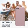 Kwmobile калъф за Apple iPhone SE (2022)/iPhone SE (2020)/iPhone 8, светло лилав, силиконов, KWM0000083F055C