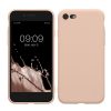 Kwmobile калъф за Apple iPhone SE (2022)/iPhone SE (2020)/iPhone 8, кремав, силиконов, KWM0000083F057C