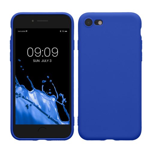 Kwmobile калъф за Apple iPhone SE (2022)/iPhone SE (2020)/iPhone 8, син, силиконов, KWM0000083F059C
