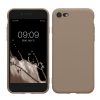 Kwmobile калъф за Apple iPhone SE (2022)/iPhone SE (2020)/iPhone 8, бежов, силиконов, KWM0000083F060C