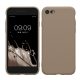 Kwmobile калъф за Apple iPhone SE (2022)/iPhone SE (2020)/iPhone 8, бежов, силиконов, KWM0000083F060C