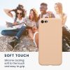 Kwmobile калъф за Apple iPhone SE (2022)/iPhone SE (2020)/iPhone 8, кремав, силиконов, KWM0000083F062C
