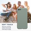 Kwmobile калъф за Apple iPhone SE (2022)/iPhone SE (2020)/iPhone 8, зелен, силиконов, KWM0000083F063C