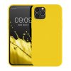 Kwmobile калъф за Apple iPhone 12/iPhone 12 Pro, жълт, силиконов, KWM0000129A055C