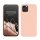 Kwmobile калъф за Apple iPhone 12/iPhone 12 Pro, кремав, силиконов, KWM0000129A058C