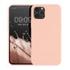 Kwmobile калъф за Apple iPhone 12/iPhone 12 Pro, кремав, силиконов, KWM0000129A058C