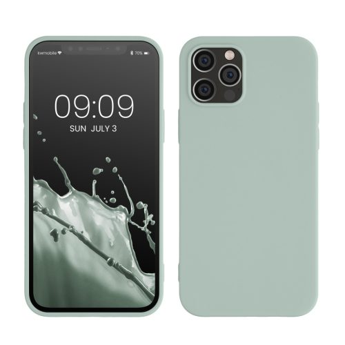 Kwmobile калъф за Apple iPhone 12/iPhone 12 Pro, зелен, силиконов, KWM0000129A059C