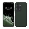 Kwmobile калъф за Asus Zenfone 10/Zenfone 9, тъмнозелен, силиконов, KWM0000171G008C