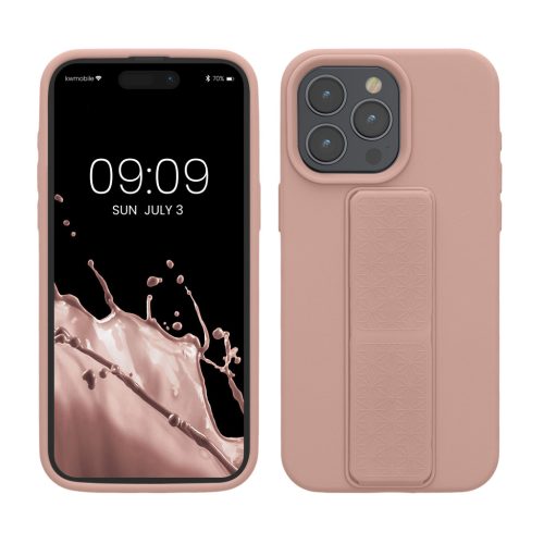 Kwmobile калъф за Apple iPhone 15 Pro Max, светло розов, силиконов, KWM000020EL004C