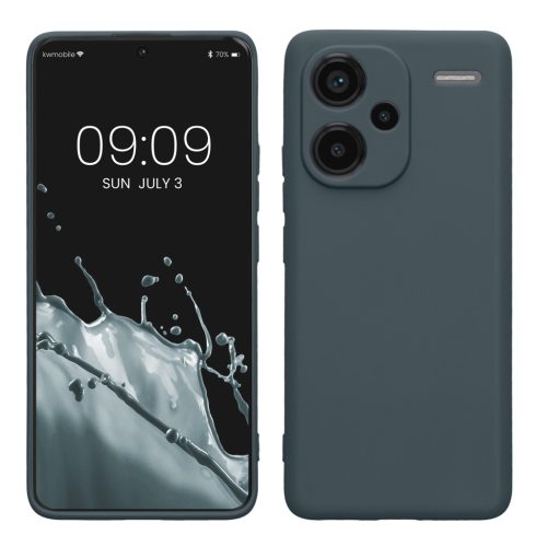 Kwmobile калъф за Xiaomi Redmi Note 13 Pro Plus 5G, тъмнозелен, силиконов, KWM000020OF004C